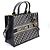 Dior Borsa Tote e Borsa a Tracolla Medium in Pelle Blue Oblique - vista 3