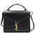 Saint Laurent Cassandra Medium Tote Bag und Schultertasche Schwarz