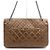Chanel Vintage Schultertasche mit Silberkette Braun - Ansicht 4