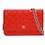 Chanel Borsa a tracolla WOC in vernice rossa Rosso