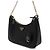 Prada Sac Hobo Multi Re-Edition en Saffiano Noir avec Chaîne Dorée, Sac à Épaule et Bandoulière - vue 2