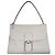 Delvaux Unused Palladium Tempo MM Ivory Calf Grain Bianco