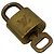 Louis Vuitton Lucchetto e Chiave Logo Metal medium D'oro - vista 3