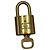 Louis Vuitton Padlock and Key Logo Metal medium D'oro