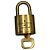 Louis Vuitton Lucchetto e Chiave Logo Metal medium D'oro