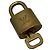 Louis Vuitton Lucchetto e Chiave Logo Metal medium D'oro - vista 3