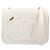 Chanel CC Mania Flap Lambskin Small Bianco