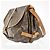 Louis Vuitton Saumur Monogram 35 Marrone - vista 3