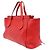 Gucci Lady Tassel Top Handle Leather Medium Rosso - vista 4