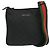 Borsa a tracolla Gucci Web Strap Zip in canvas GG e pelle Small Nero