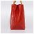 Louis Vuitton Reade Monogram Vernis PM Rosso - vista 3