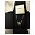 Collana Choker Chanel Logo CC Dorata e Nera Nero Gold hardware - vista 5