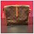 Louis Vuitton Vintage Sac Serviette Crossbody Bag Marrone Monogramma - vista 2