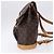 Louis Vuitton Vintage Montsouris Monogram Canvas MM Marron - vue 3