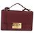 Salvatore Ferragamo Aileen Leather Mini Bordò