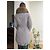 Abrigo de plumón gris para mujer Woolrich con cuello de piel - vista 8