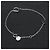 Bracciale con charm e strass argento Fendi - vista 2