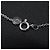 Bracciale con charm e strass argento Fendi - vista 3