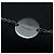 Bracciale con charm e strass argento Fendi - vista 4