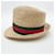 Cappello di paglia Gucci verde e rosso - vista 2