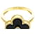 Van Cleef & Arpels Vintage Alhambra 18K Yellow Gold with Carnelian and Diamond Black  - view 5