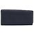 Cartera larga LOEWE Anagram de piel Navy Silver Auth bs36544 Plata Azul marino