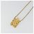 Collana Profumo CHANEL Metallo Tono Oro Trasparente CC Auth 194412 - vista 8