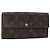 LOUIS VUITTON Pochette Porte Monnaie Credit Long Wallet M61726 LV Auth 194317A