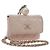 CHANEL Matelasse Chain Shoulder Pouch Caviar Skin Pink Gold Tone CC Auth 196186V Rosa