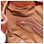 Céline Borsa a tracolla CELINE Macadam Canvas PVC Leather Brown Gold Auth 195708 Marrone D'oro - vista 21