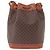 Céline Borsa a tracolla CELINE Macadam Canvas PVC Leather Brown Gold Auth 195708 Marrone D'oro - vista 3