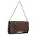LOUIS VUITTON Damier Ebene Favorit PM Shoulder Bag N41276 LV Auth bs36519
