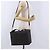 SAINT LAURENT Borsa a mano Vanity Canvas 2way Black Gold Auth ka5684 Nero D'oro - vista 25