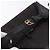 SAINT LAURENT Borsa a mano Vanity Canvas 2way Black Gold Auth ka5684 Nero D'oro - vista 7