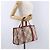 Borsa a mano BURBERRY Nova Check Blue Label in tela beige e argento Auth 195703 - vista 20