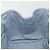 Borsa a Mano PRADA Canapa MM Canvas Azzurro Oro Auth 195671A D'oro Blu chiaro - vista 20