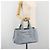 Borsa a Mano PRADA Canapa MM Canvas Azzurro Oro Auth 195671A D'oro Blu chiaro - vista 26