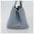 Borsa a Mano PRADA Canapa MM Canvas Azzurro Oro Auth 195671A D'oro Blu chiaro - vista 4