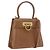 Borsa Salvatore Ferragamo Gancini in pelle 2way Marrone Oro Auth 196812 D'oro