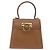 Borsa Salvatore Ferragamo Gancini in pelle 2way Marrone Oro Auth 196812 D'oro - vista 2