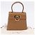 Borsa Salvatore Ferragamo Gancini in pelle 2way Marrone Oro Auth 196812 D'oro - vista 28