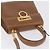 Borsa Salvatore Ferragamo Gancini in pelle 2way Marrone Oro Auth 196812 D'oro - vista 7