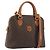 Céline Borsa a mano CELINE Macadam PVC Pelle 2way Marrone Tono Oro Auth 194929V
