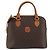 Céline Borsa a mano CELINE Macadam PVC Pelle 2way Marrone Tono Oro Auth 194929V - vista 2