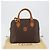 Céline Borsa a mano CELINE Macadam PVC Pelle 2way Marrone Tono Oro Auth 194929V - vista 26