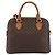 Céline Borsa a mano CELINE Macadam PVC Pelle 2way Marrone Tono Oro Auth 194929V - vista 3
