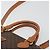 Céline Borsa a mano CELINE Macadam PVC Pelle 2way Marrone Tono Oro Auth 194929V - vista 8