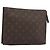LOUIS VUITTON Monogram Poche Toilette 26 Pouch M47542 LV Auth 196116 Monogramma