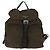 Mochila PRADA Nylon Khaki Silver Auth 194873A Plata Caqui - vista 13