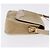 Borsa a Tracolla Christian Dior Camoscio Beige Oro Auth 195741 D'oro - vista 4